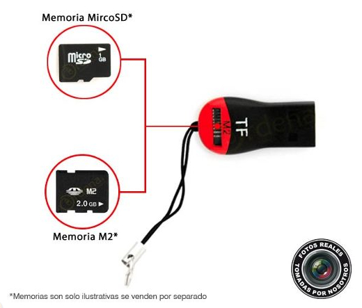 Adaptador M2 Y Micro Sd A Usb Doble Funcion Equal Memory